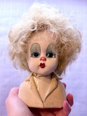 Mon Ami Limited Edition Porcelain Clown Bust Vintage 1980s